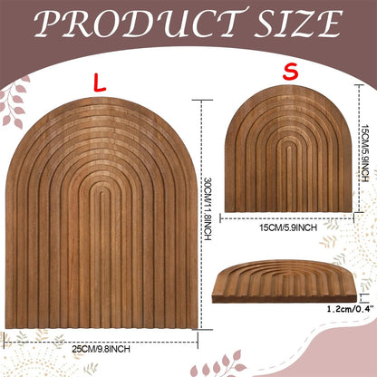 Boho Wooden Wave Cutting Board - Table Piece