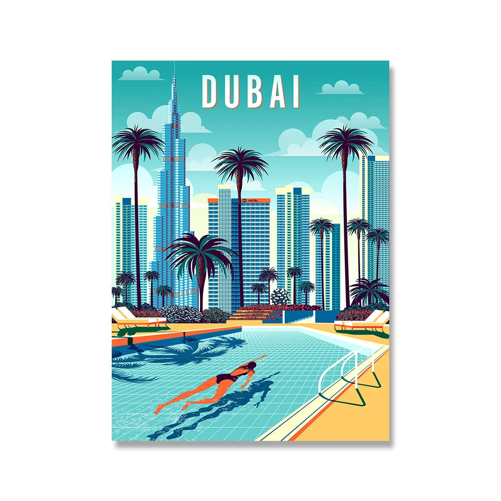 Vintage Voyage Canvas Print