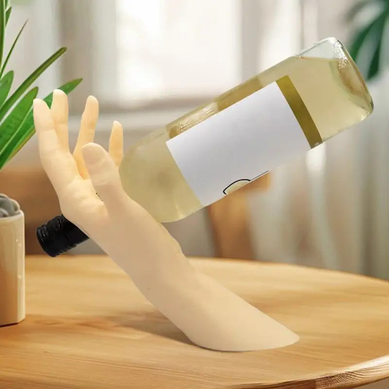Wine Holder Floating Wine Display Table Piece