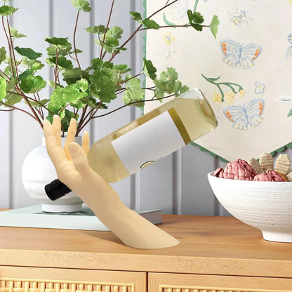 Wine Holder Floating Wine Display Table Piece