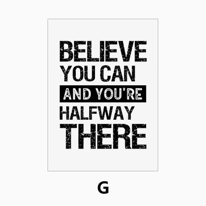 Bold Words Canvas Print