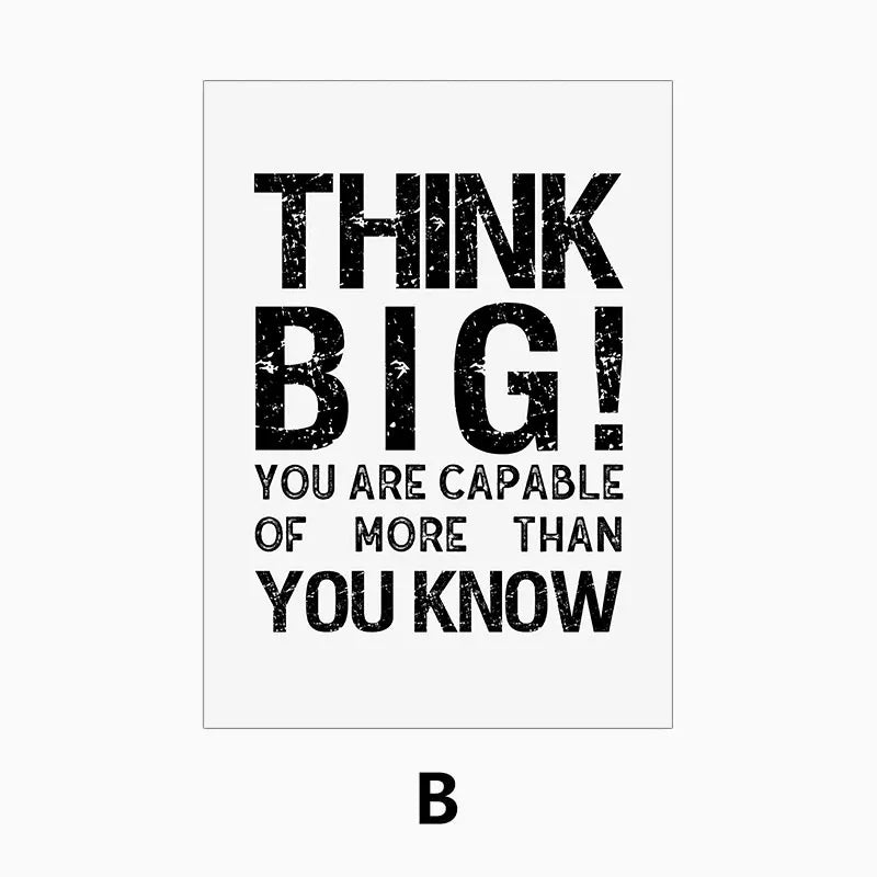 Bold Words Canvas Print