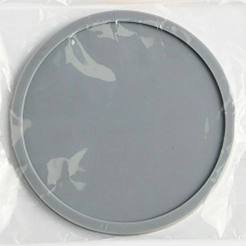 10cm Silicone Coaster Round Heat Resistant Rubber Coffee Cup Mat Tea Drink Mug Glass Beverage Holder Pad Decor Table Mat Table Piece