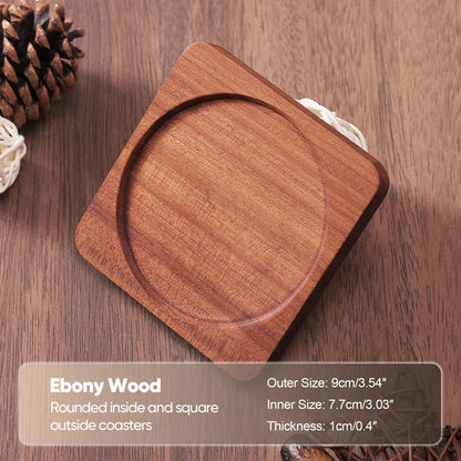 Natural Beech Wood Coffee & Tea Coaster - Table Piece