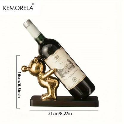 Wine Rack Ceramic Cartoon Table Piece