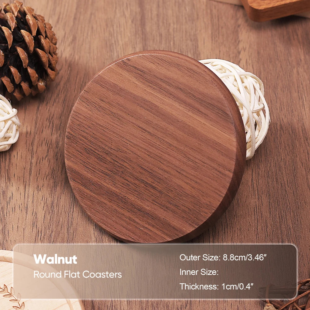 Natural Beech Wood Coffee & Tea Coaster - Table Piece