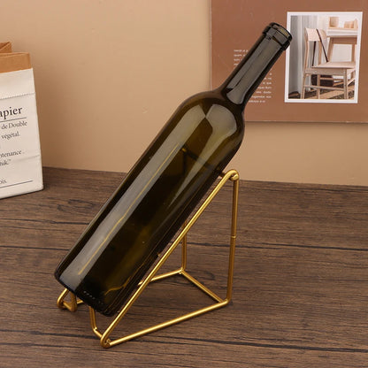 Simple Wine Bottle Rack Table Piece