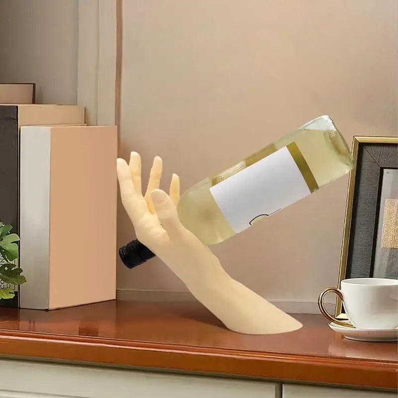 Wine Holder Floating Wine Display Table Piece