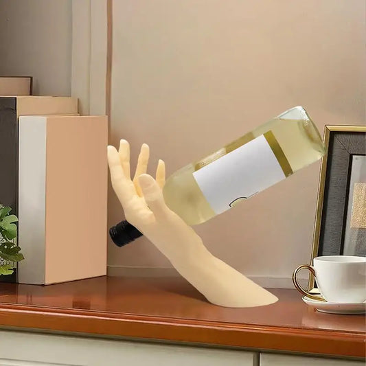 Wine Holder Floating Wine Display Table Piece