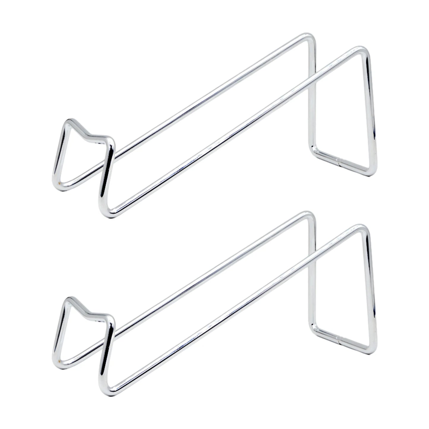2Pcs Wine Bottle Holder Metal Wine Rack Table Piece
