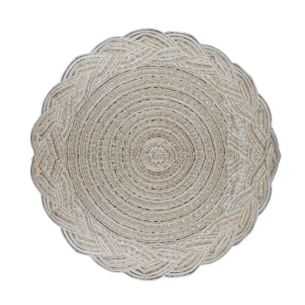 Woven Circle Placemat Set