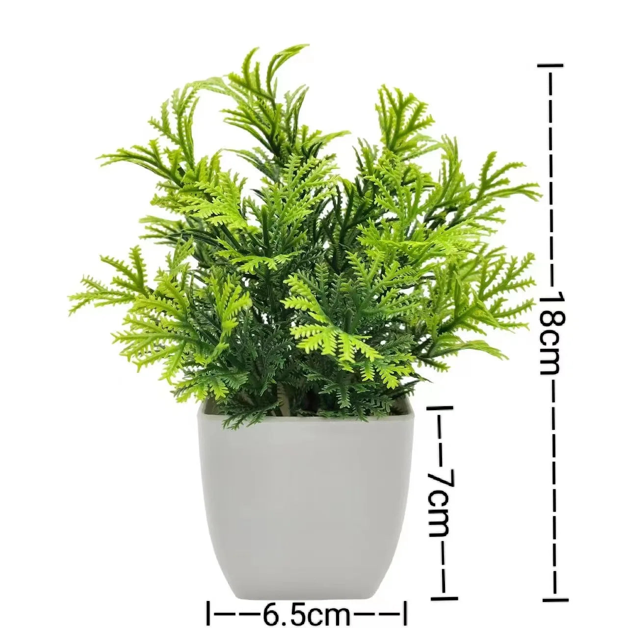 Plants with Plastics Pots - Office Desk Living Room and Bedroom Decoration Table Piece