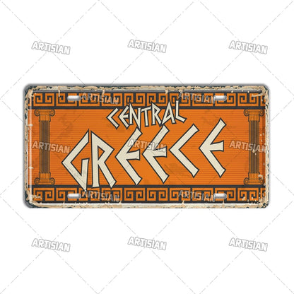 Wanderlust Metal Travel Sign