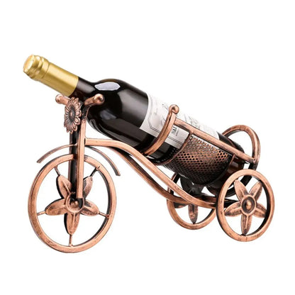 Vintage Tricycle Wine Bottle Storage Rack - Table Piece