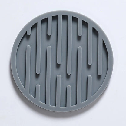 10cm Silicone Coaster Round Heat Resistant Rubber Coffee Cup Mat Tea Drink Mug Glass Beverage Holder Pad Decor Table Mat Table Piece