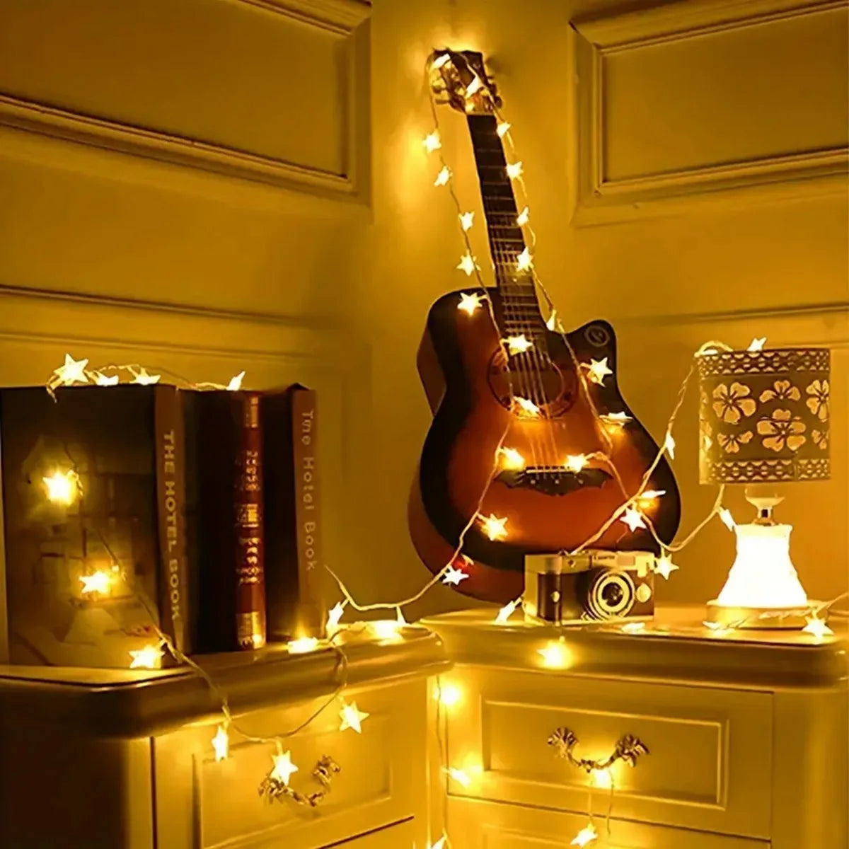 1PC 10/20/30/40 LED Star String Lights