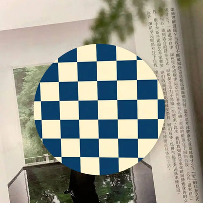 Checkered pattern Wooden Coaster  Suitable For Restaurants And Coffee Shops Easy To Wash And Clean Table Piece