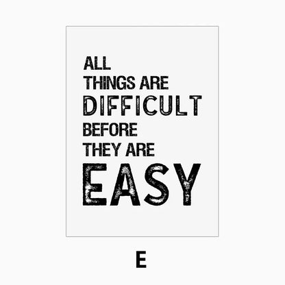Bold Words Canvas Print