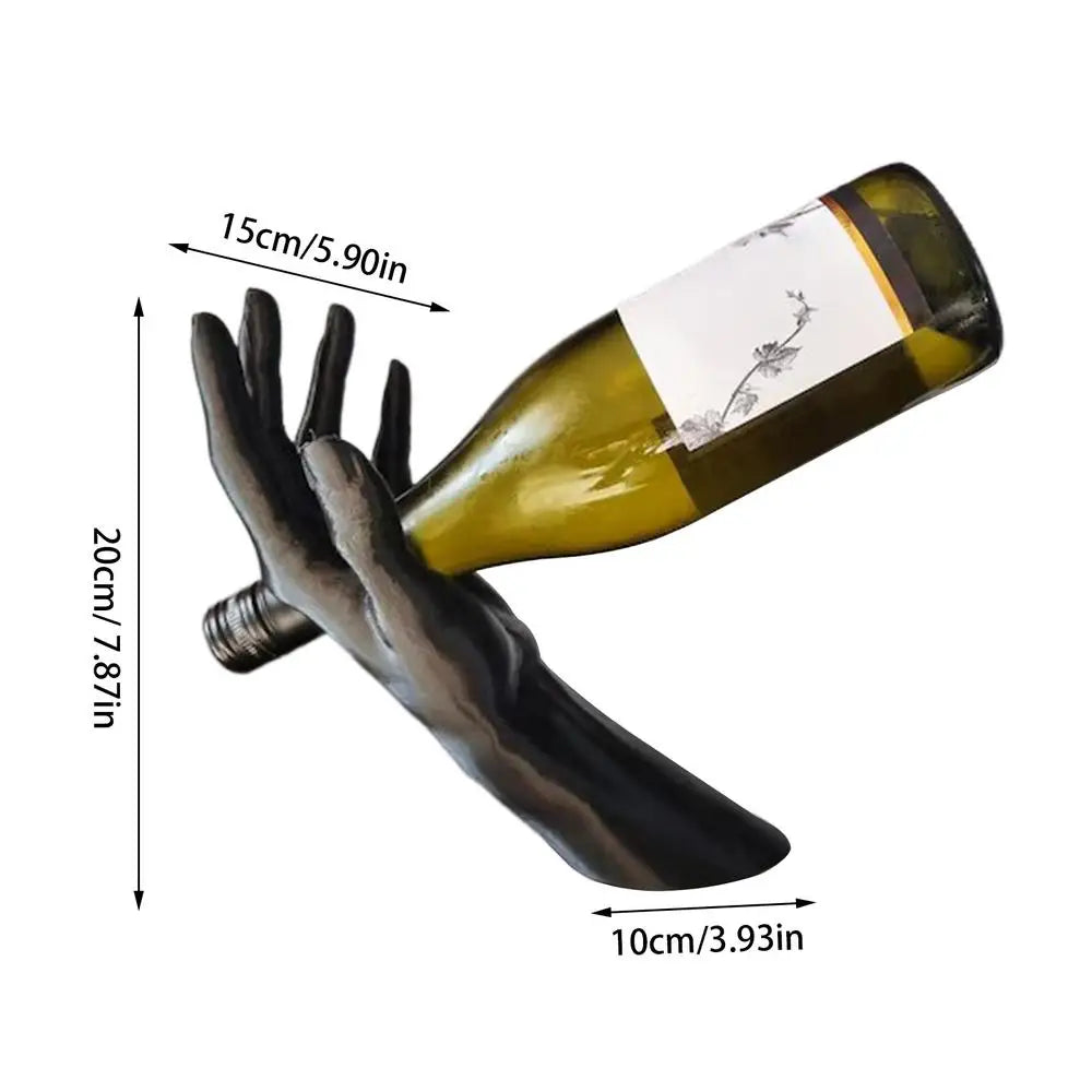 Wine Holder Floating Wine Display Table Piece