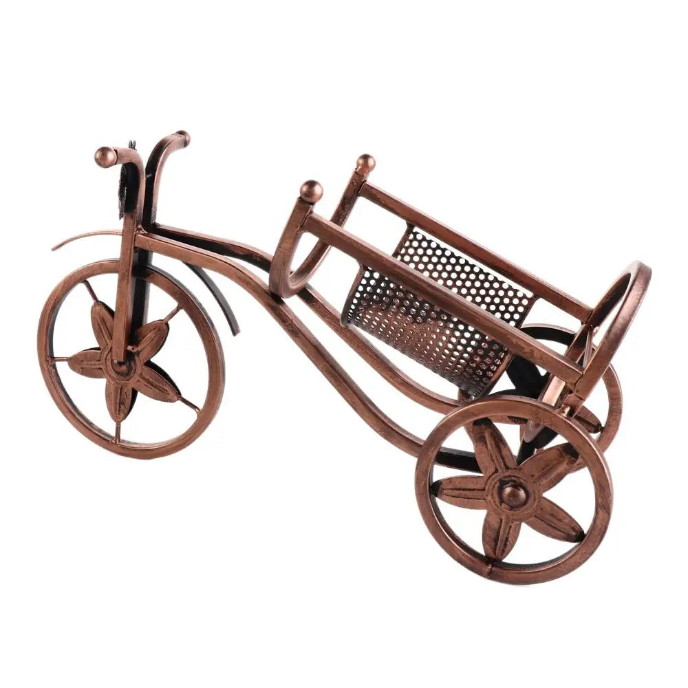Vintage Tricycle Wine Bottle Storage Rack - Table Piece