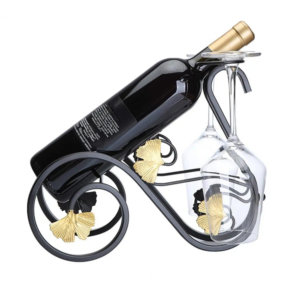 Triangular Base Wine Holder Table Piece