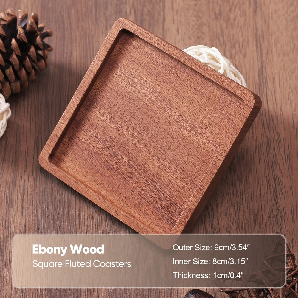 Natural Beech Wood Coffee & Tea Coaster - Table Piece