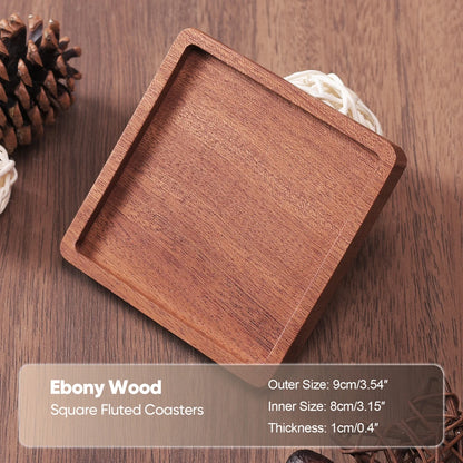 Natural Beech Wood Coffee & Tea Coaster - Table Piece