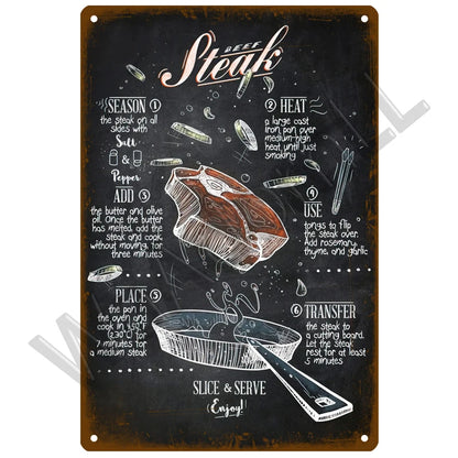 Diner Days Vintage Tin Sign