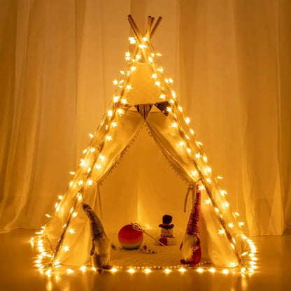 1PC 10/20/30/40 LED Star String Lights