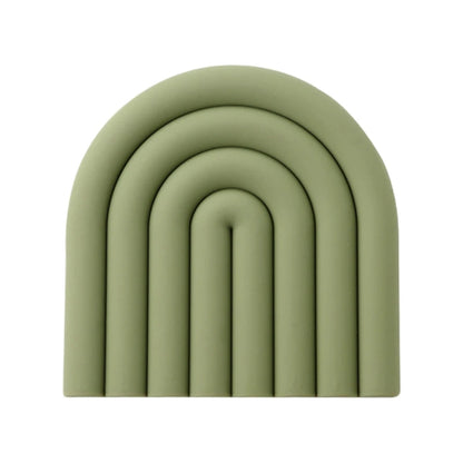 Modilan Rainbow Silicone Mat Pot Mat Thermal Mat Table Mat Heat Resistant High Temperature Cup Mat Thickened To Prevent Scalding Table Piece