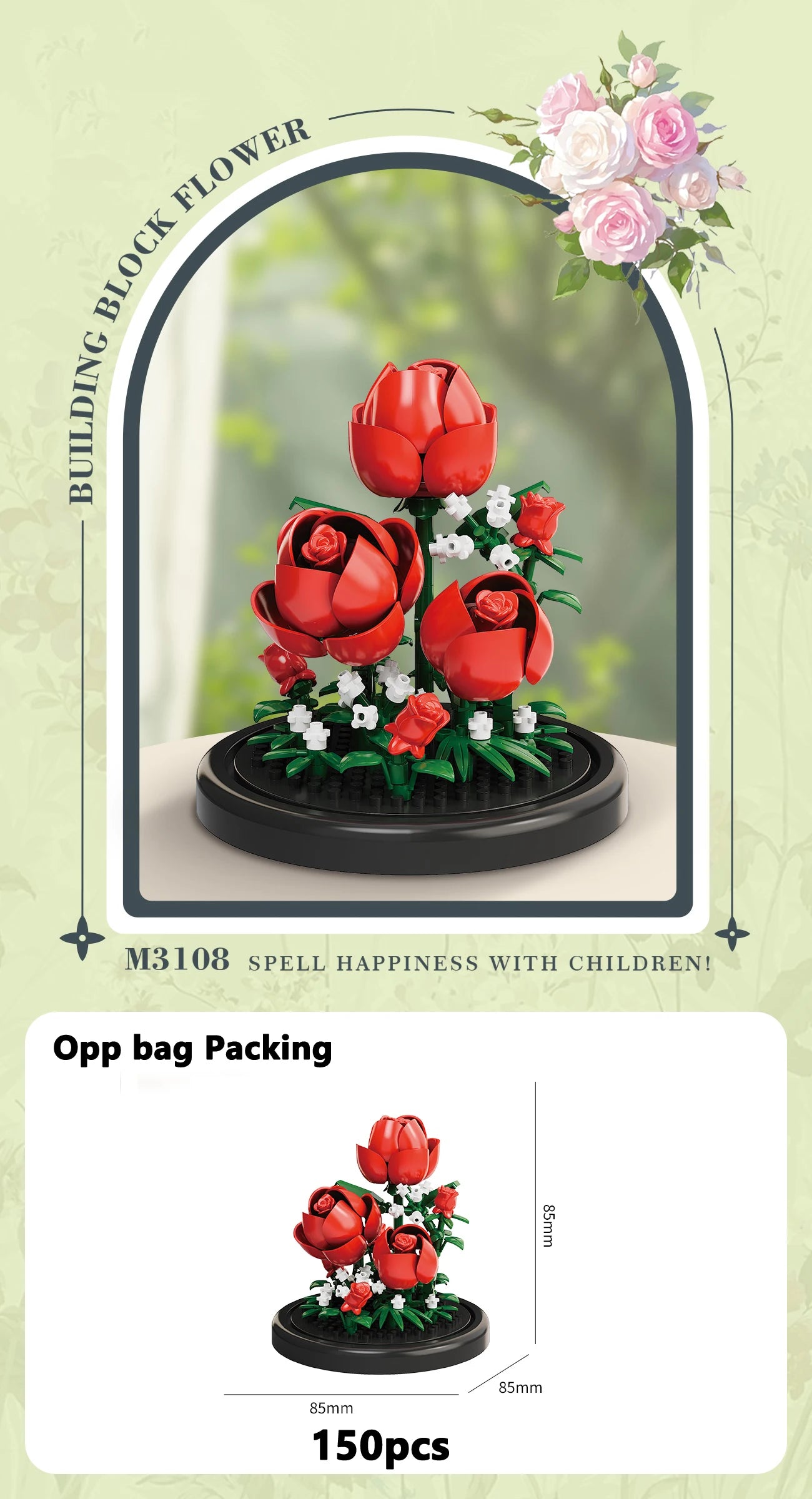 Bloom Bricks Bouquet Kit