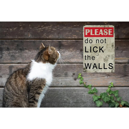 Cheeky Rules Metal Sign