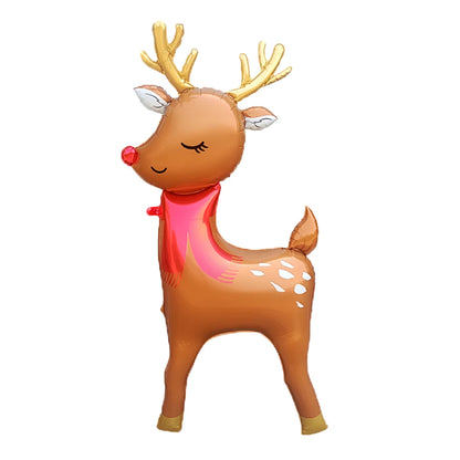 Christmas Elk Rudolph Foil Balloons