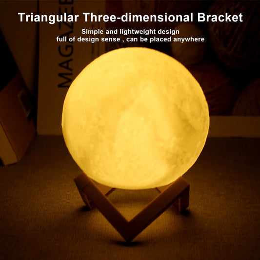 LED Moon Lamp Table Piece