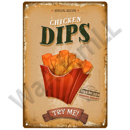 Diner Days Vintage Tin Sign