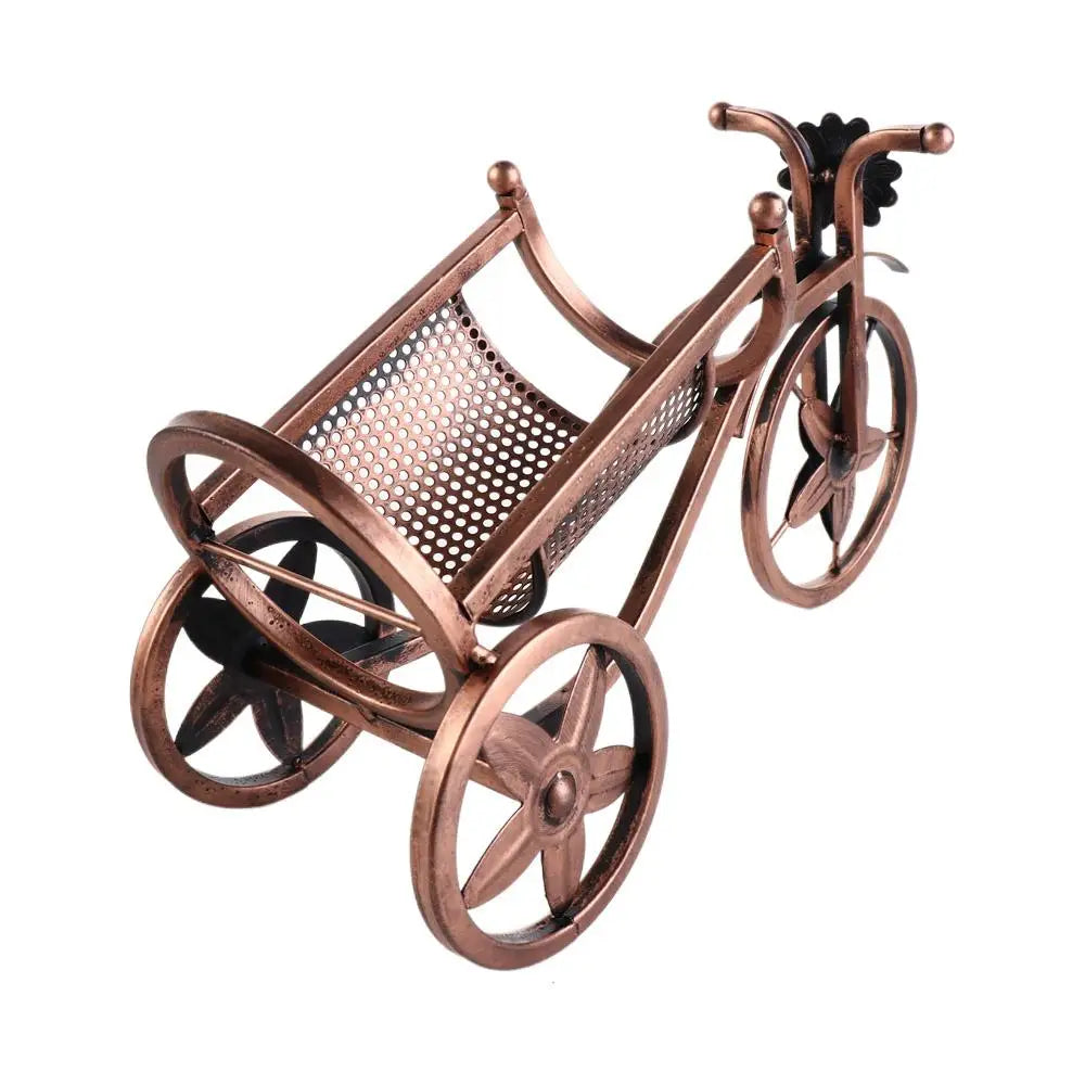 Vintage Tricycle Wine Bottle Storage Rack - Table Piece