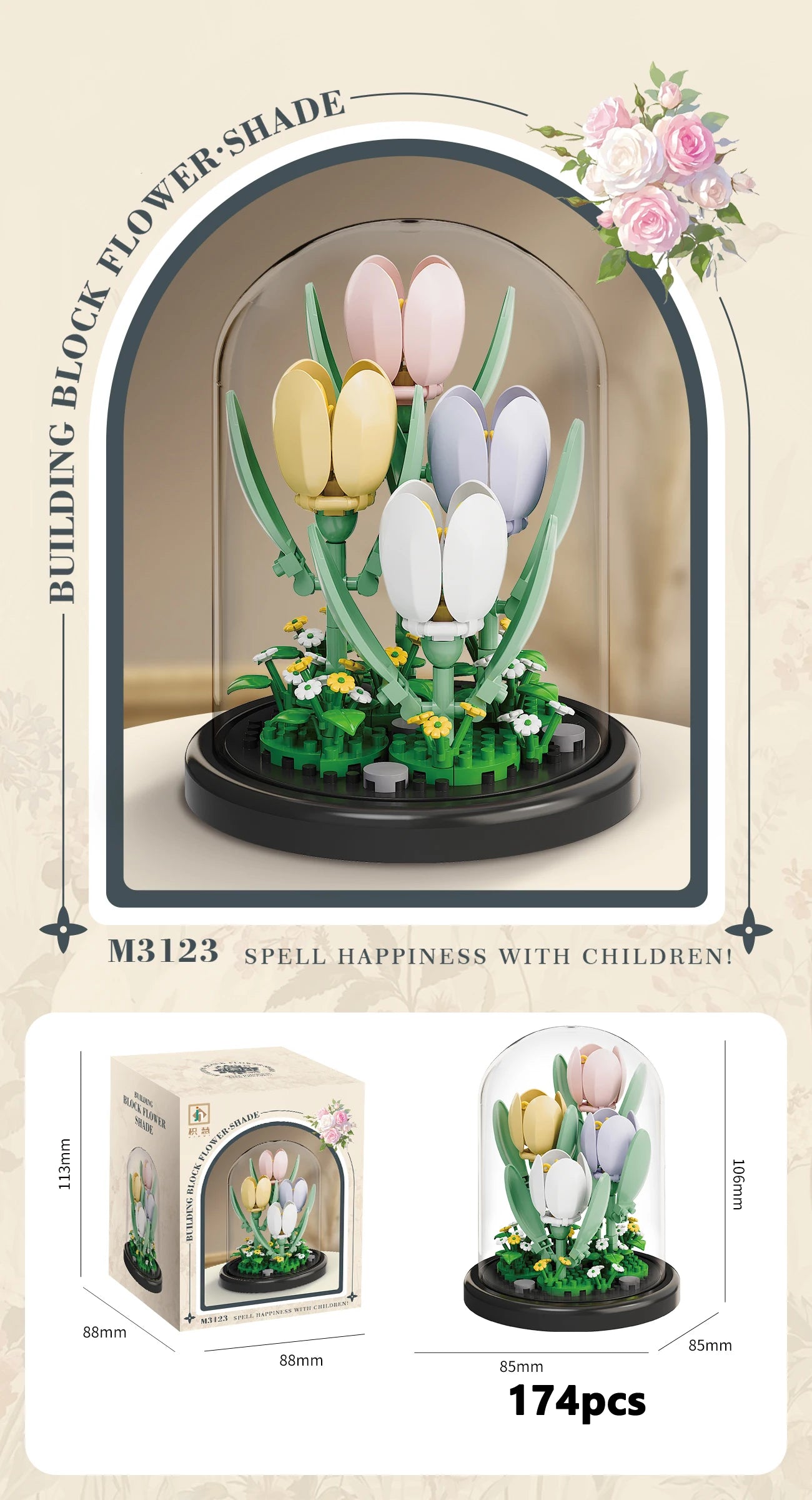 Bloom Bricks Bouquet Kit