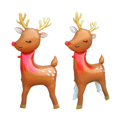 Christmas Elk Rudolph Foil Balloons
