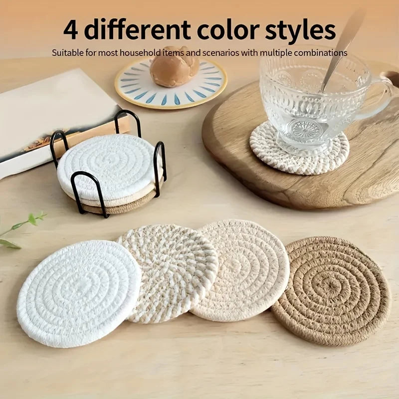 Modern Absorbent Drink Coasters for Coffee Table - 8 Pack - Table Piece
