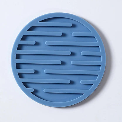 10cm Silicone Coaster Round Heat Resistant Rubber Coffee Cup Mat Tea Drink Mug Glass Beverage Holder Pad Decor Table Mat Table Piece