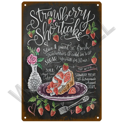 Diner Days Vintage Tin Sign