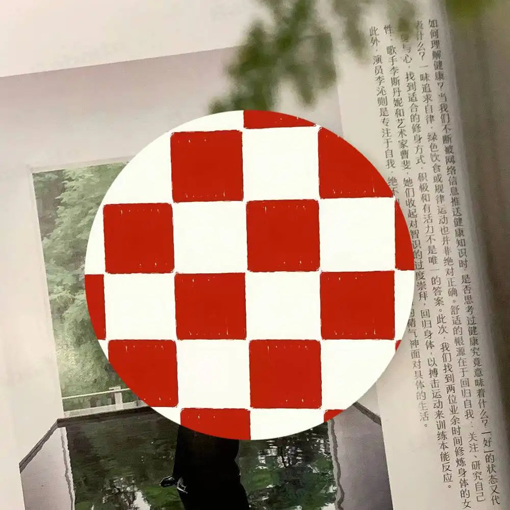 Checkered pattern Wooden Coaster  Suitable For Restaurants And Coffee Shops Easy To Wash And Clean Table Piece