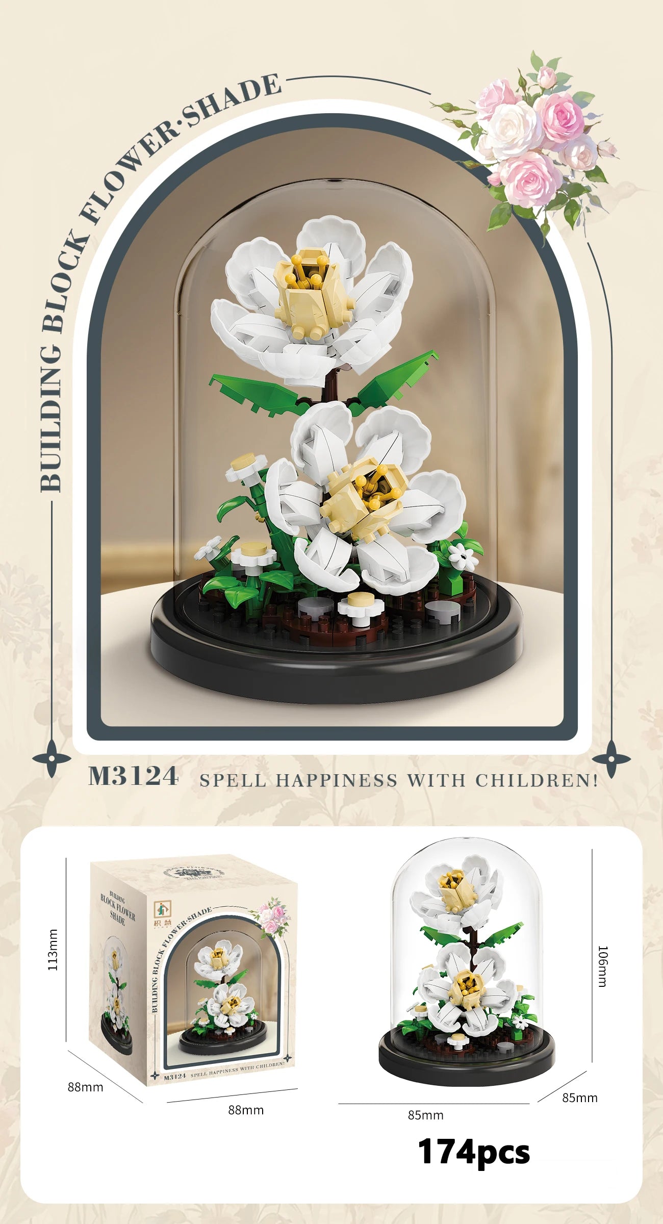 Bloom Bricks Bouquet Kit