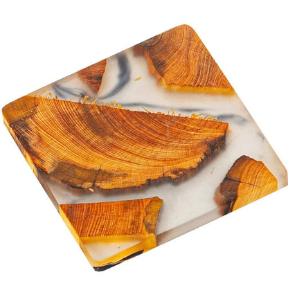 Tea Pine Coasters Table Piece