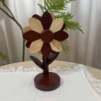 Decorative Sunflower Wood Coaster & Placemat - Table Piece