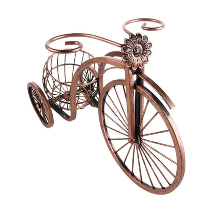 Vintage Tricycle Wine Bottle Storage Rack - Table Piece