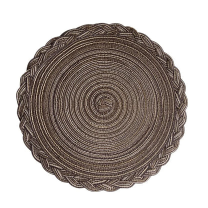 Woven Circle Placemat Set
