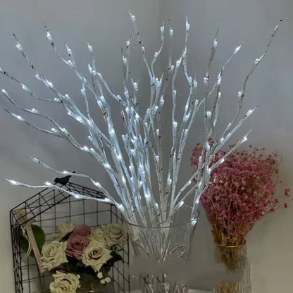 White Birch LED Branch Lights