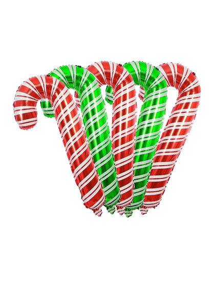 Red Green Christmas Ball Sahpe Foil