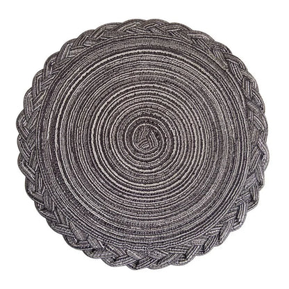 Woven Circle Placemat Set